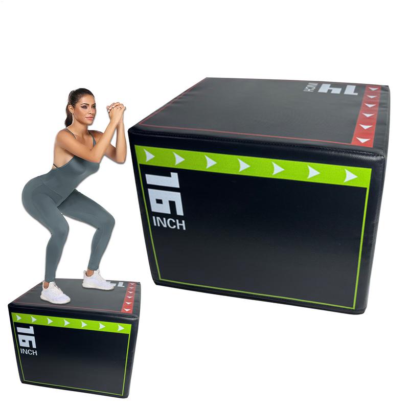 Plyo Jump Box - フィットネスジャンプエクササイズボックス プリオメトリックジャンプボックス 耐衝撃ジャンプアジリティボックス 滑り止めステップアップボックス ジャンプスクワット用プリオボックス