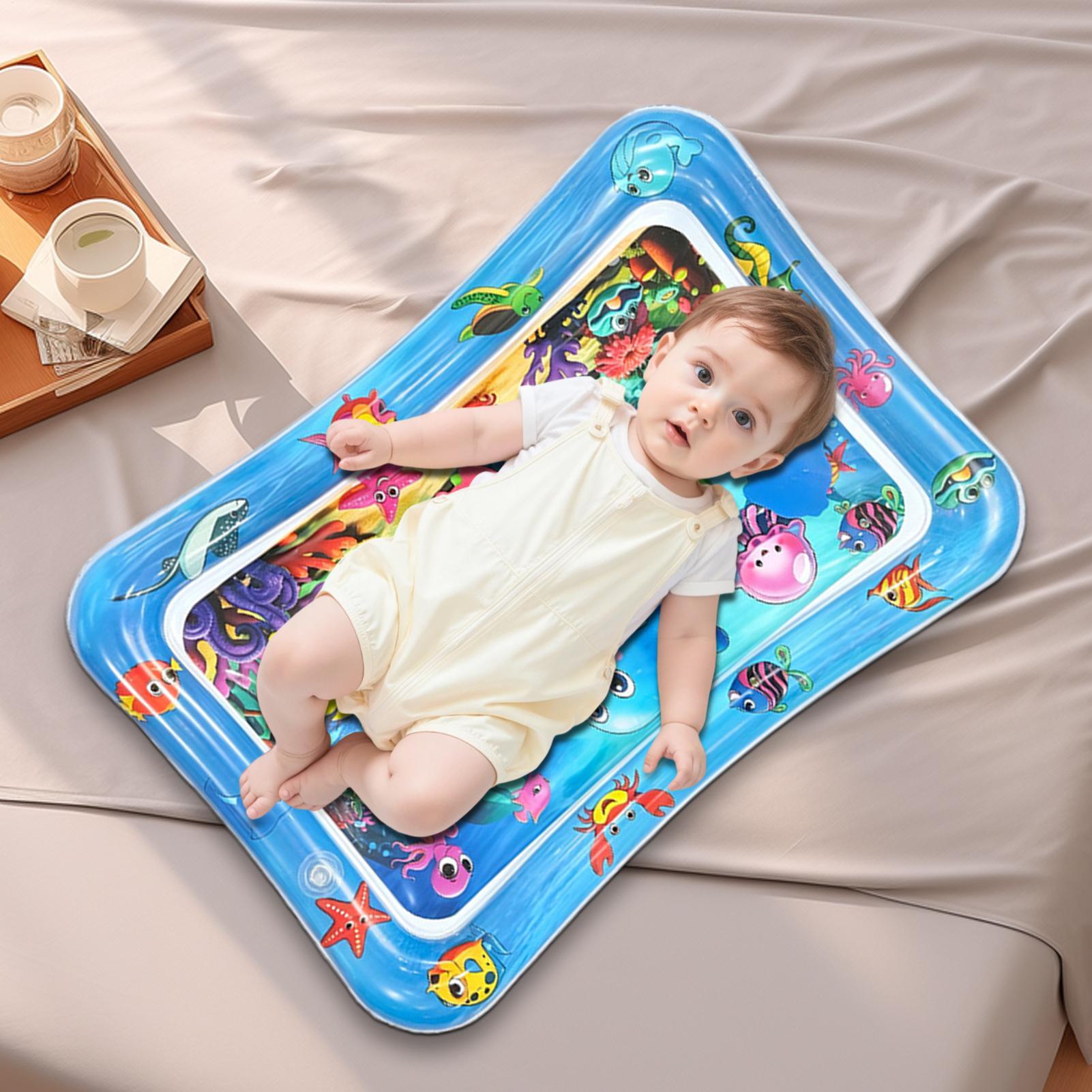 子供用ウォーターパッド 感覚刺激 海の動物柄 インフレータブ - Gym Floor Mats のレビューと価格