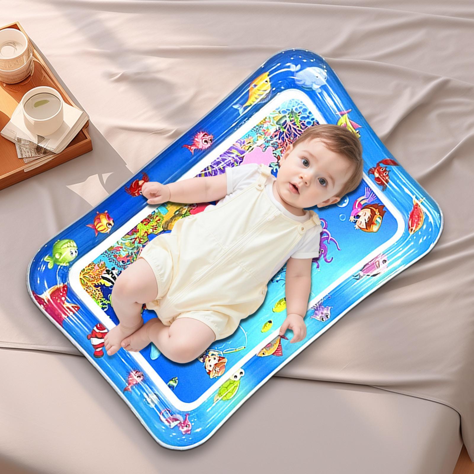 子供用ウォーターパッド 感覚刺激 海の動物柄 インフレータブ - Gym Floor Mats のレビューと価格