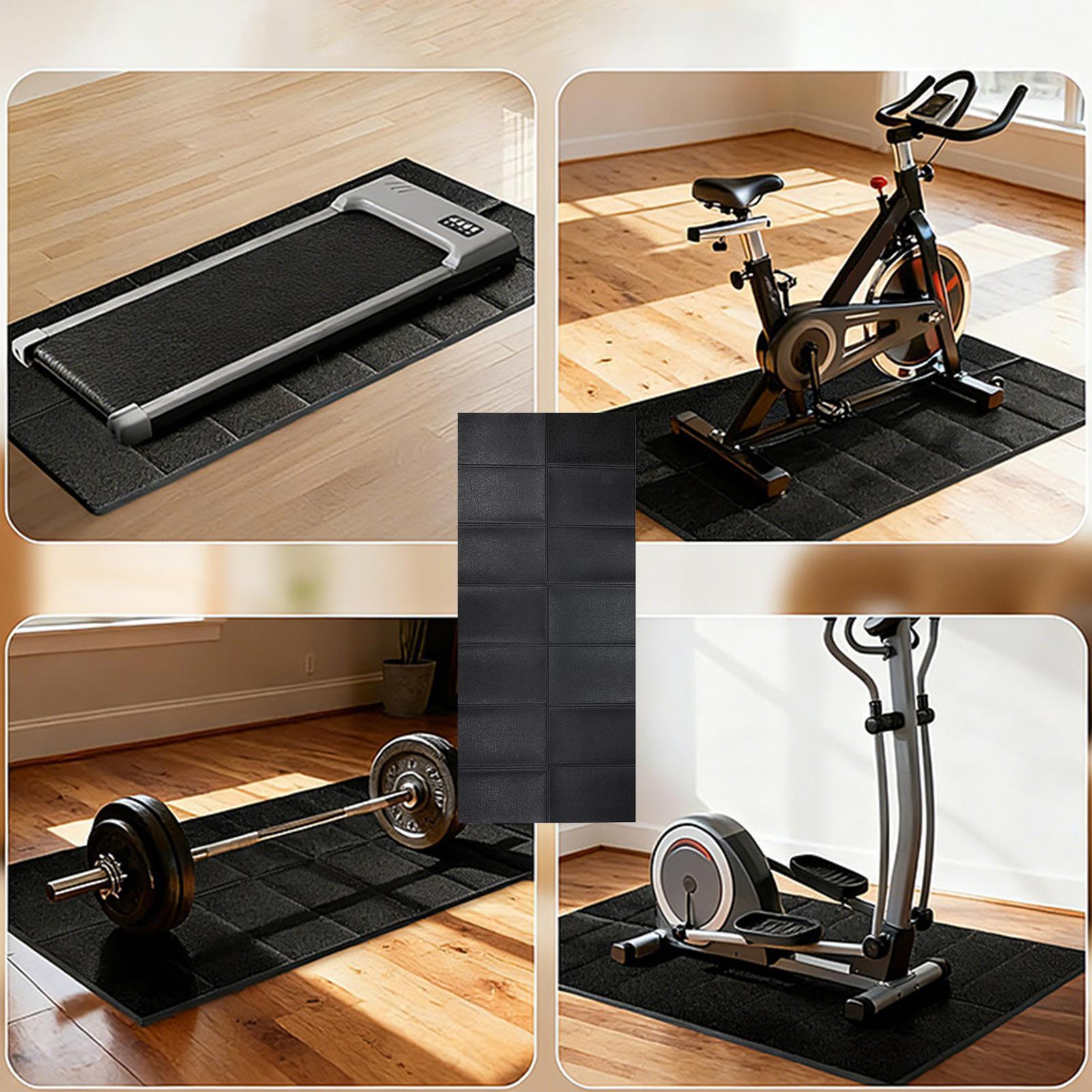 トレッドミルマット振動吸収ヘビーデューティトレッドミルフロア - Gym Floor Mats のレビューと価格
