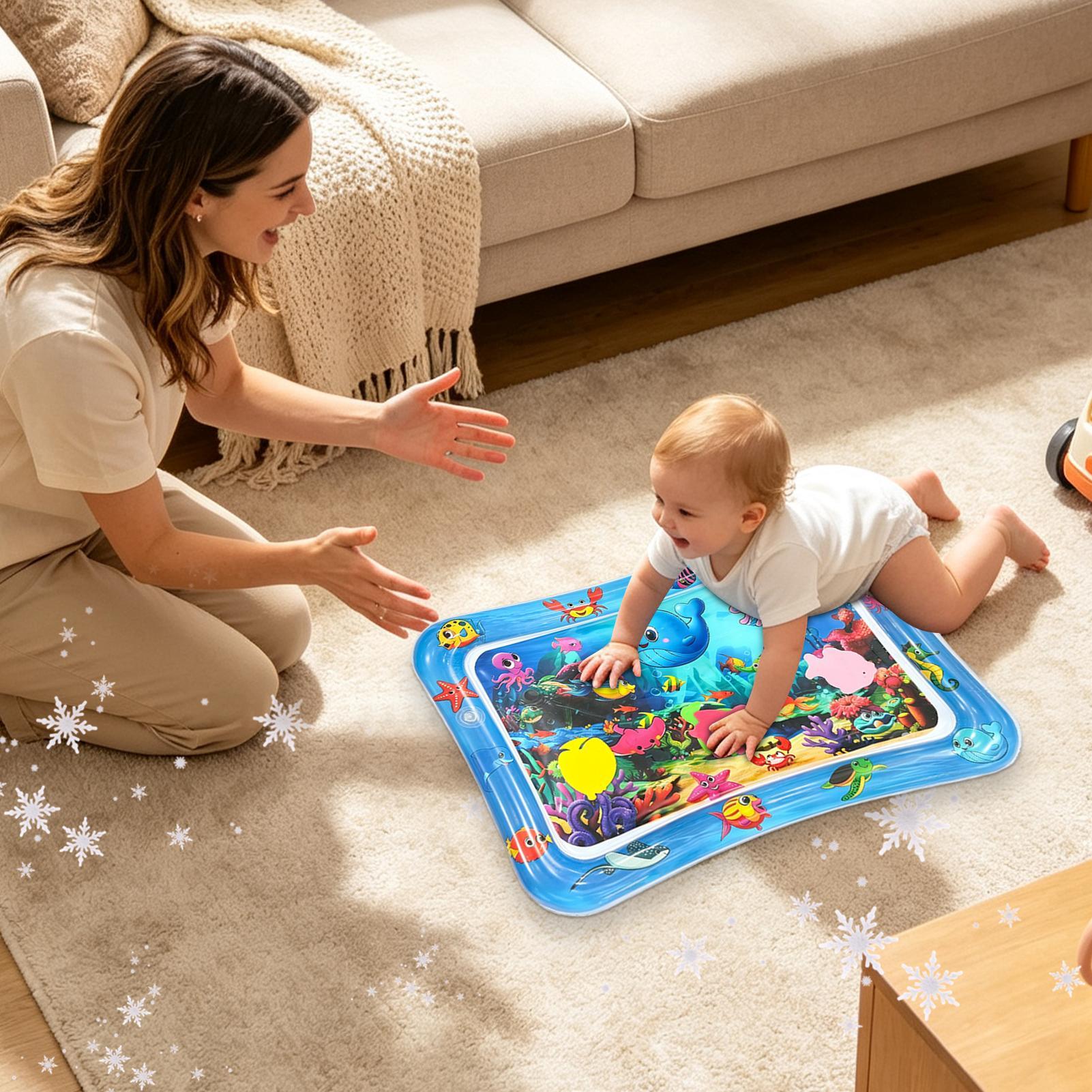 子供用水遊びマット、膨らませるタイプの感覚刺激を与える漫画風 - Gym Floor Mats のレビューと価格