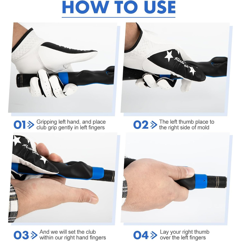 ゴルフグリップトレーナー、左右利き用ゴルフグリップトレーナー - Grip Strengthener Hand のレビューと価格