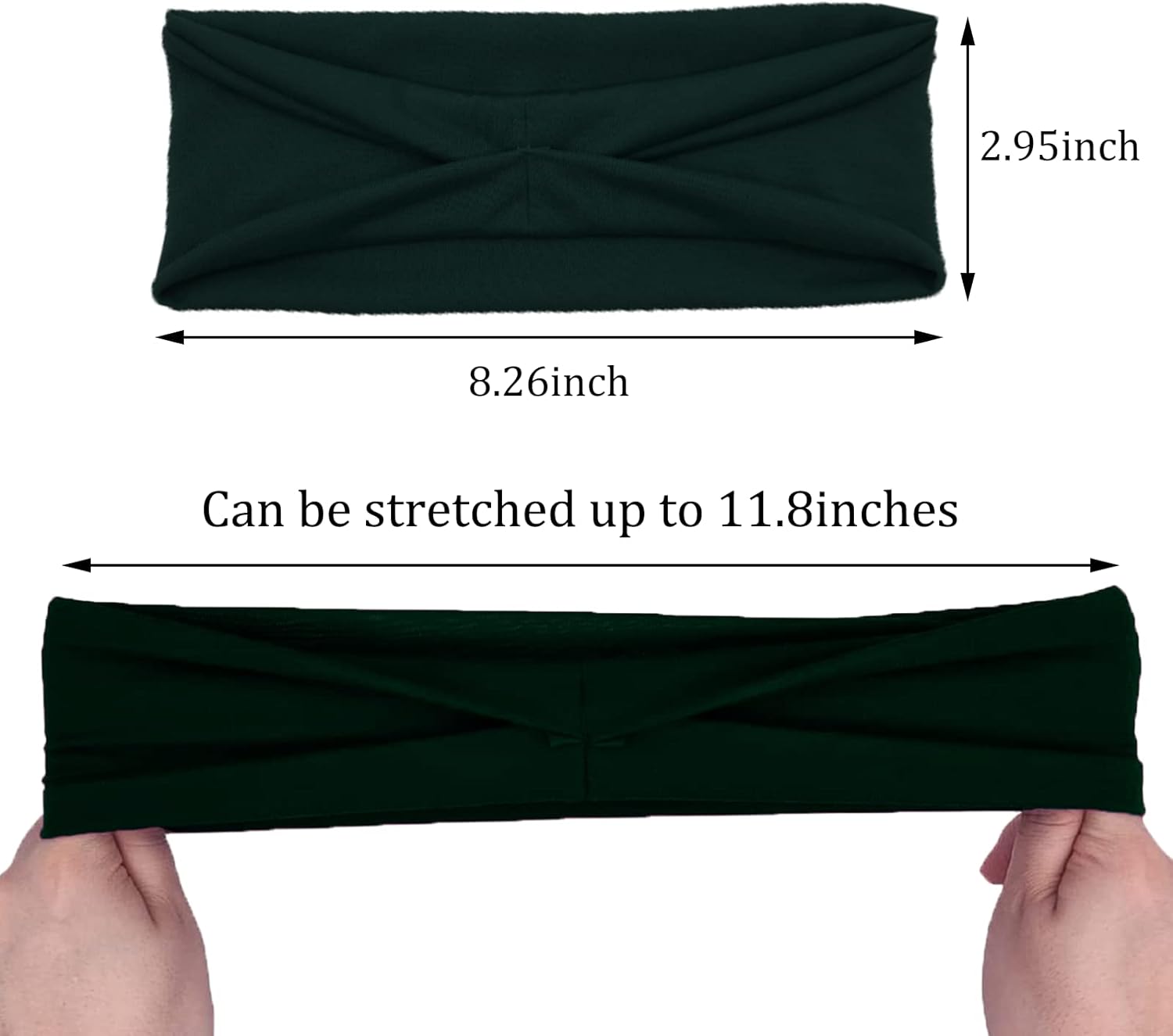 新しいソリッドカラーの弾性ヘアバンドヨガエクササイズ吸汗ヘッ - Stretch Strap Yoga のレビューと価格