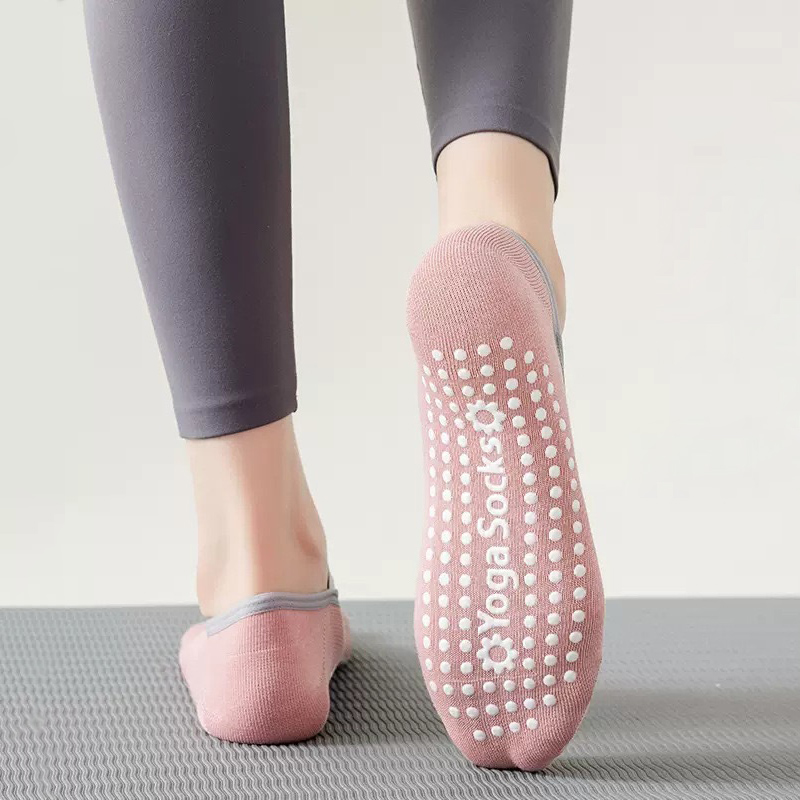 通気性タオル底ヨガソックス女性シリコーンノンスリップ包帯ピラ - Yoga Fitness Workout のレビューと価格