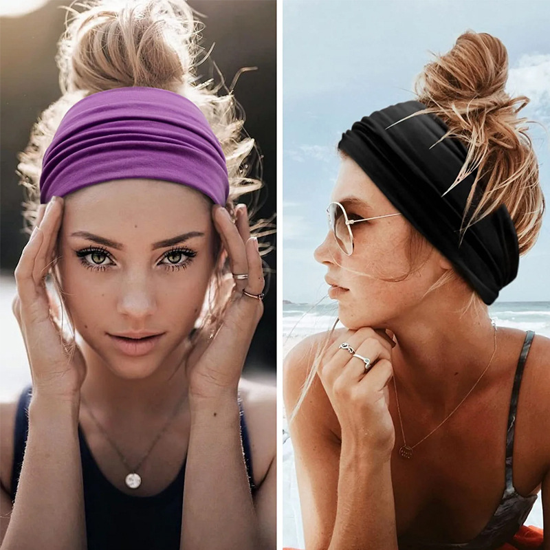 スウェットバンド男性女性弾性スポーツヘアバンドヘッドバンドヨ - Stretch Strap Yoga のレビューと価格
