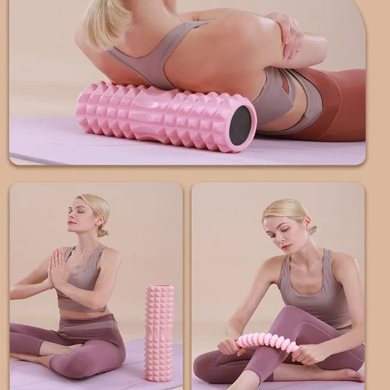 中空フォームローラー 45 センチメートルヨガブロックマッサ - Yoga Fitness Stretching のレビューと価格