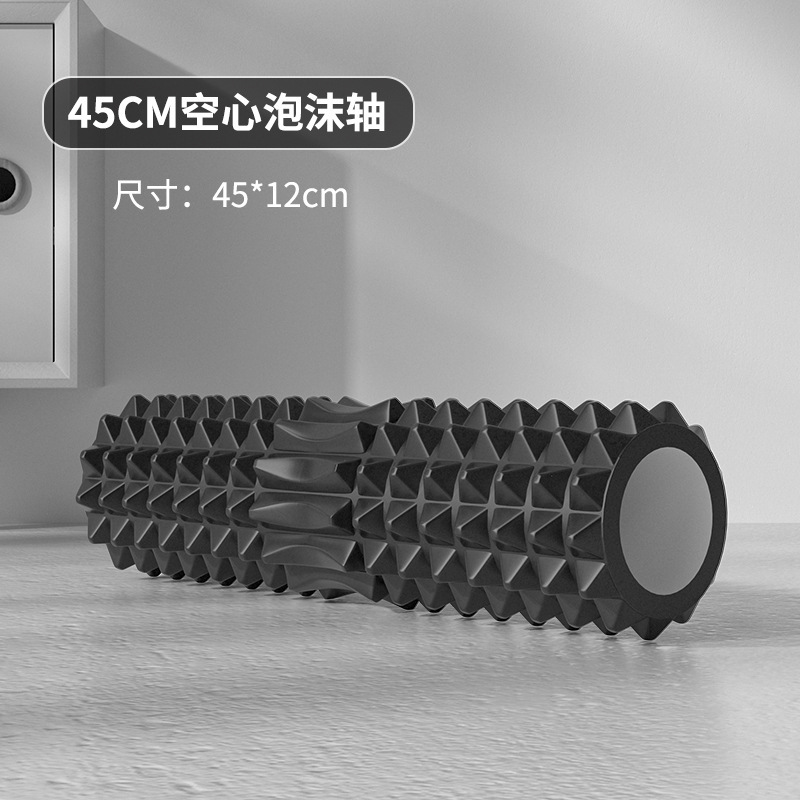 中空フォームローラー 45 センチメートルヨガブロックマッサ - Yoga Fitness Stretching のレビューと価格
