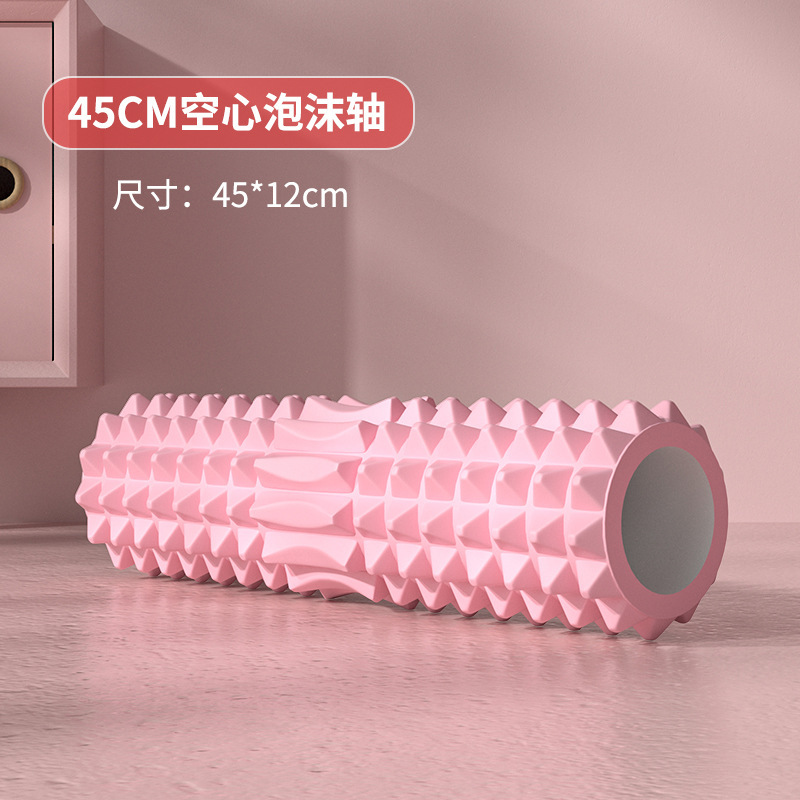 中空フォームローラー 45 センチメートルヨガブロックマッサ - Yoga Fitness Stretching のレビューと価格