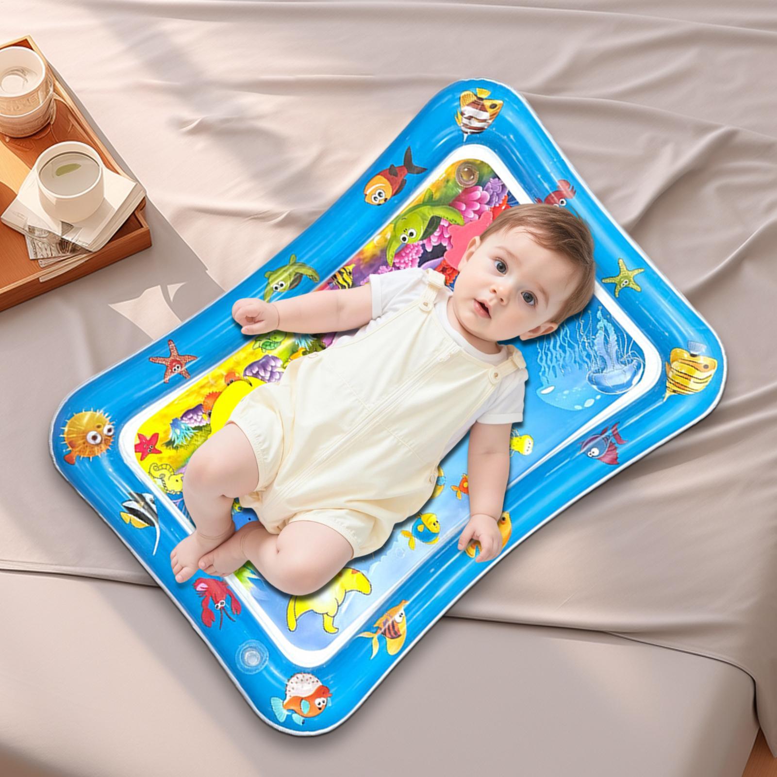 子供用水遊びマット漫画海の動物柄インフレータブル感覚パッド子 - Gym Floor Mats のレビューと価格