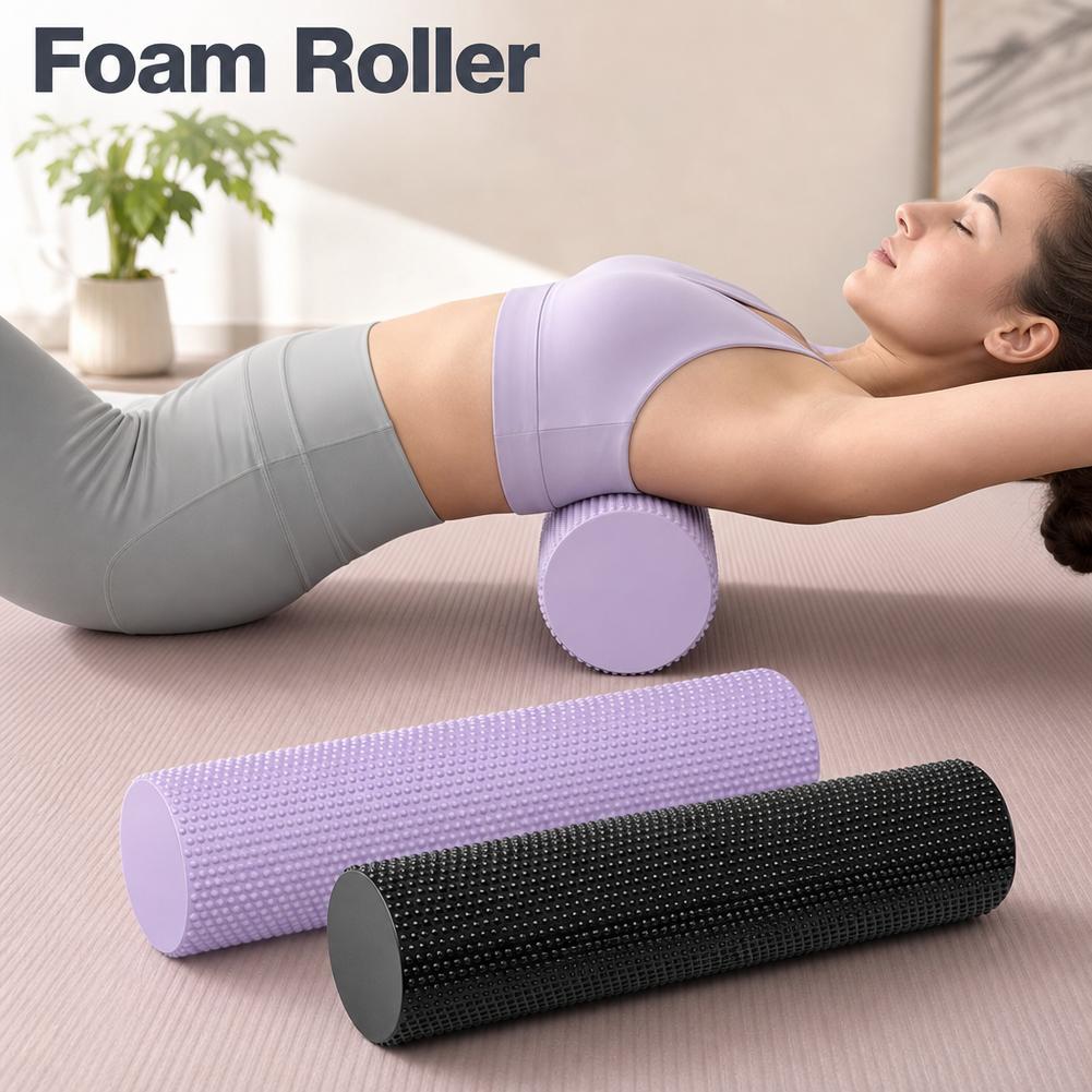 EVAヨガフォームローラー高密度ワークアウトリカバリーボディ - Yoga Fitness Stretching のレビューと価格