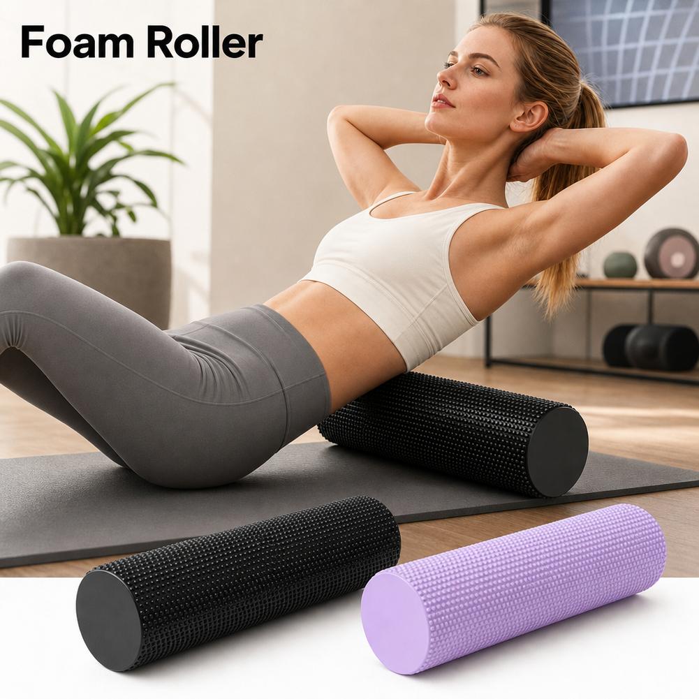 EVAヨガフォームローラー高密度ワークアウトリカバリーボディ - Yoga Fitness Stretching のレビューと価格