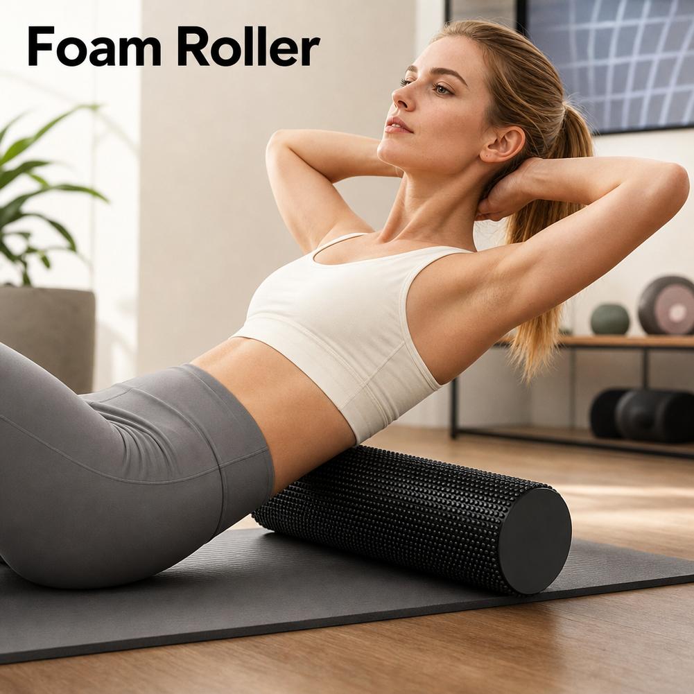 EVAヨガフォームローラー高密度ワークアウトリカバリーボディ - Yoga Fitness Stretching のレビューと価格