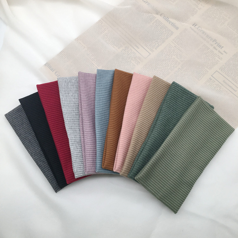 ソリッドカラーのヘッドバンド女性のための新しいヘアバンドニッ - Stretch Strap Yoga のレビューと価格