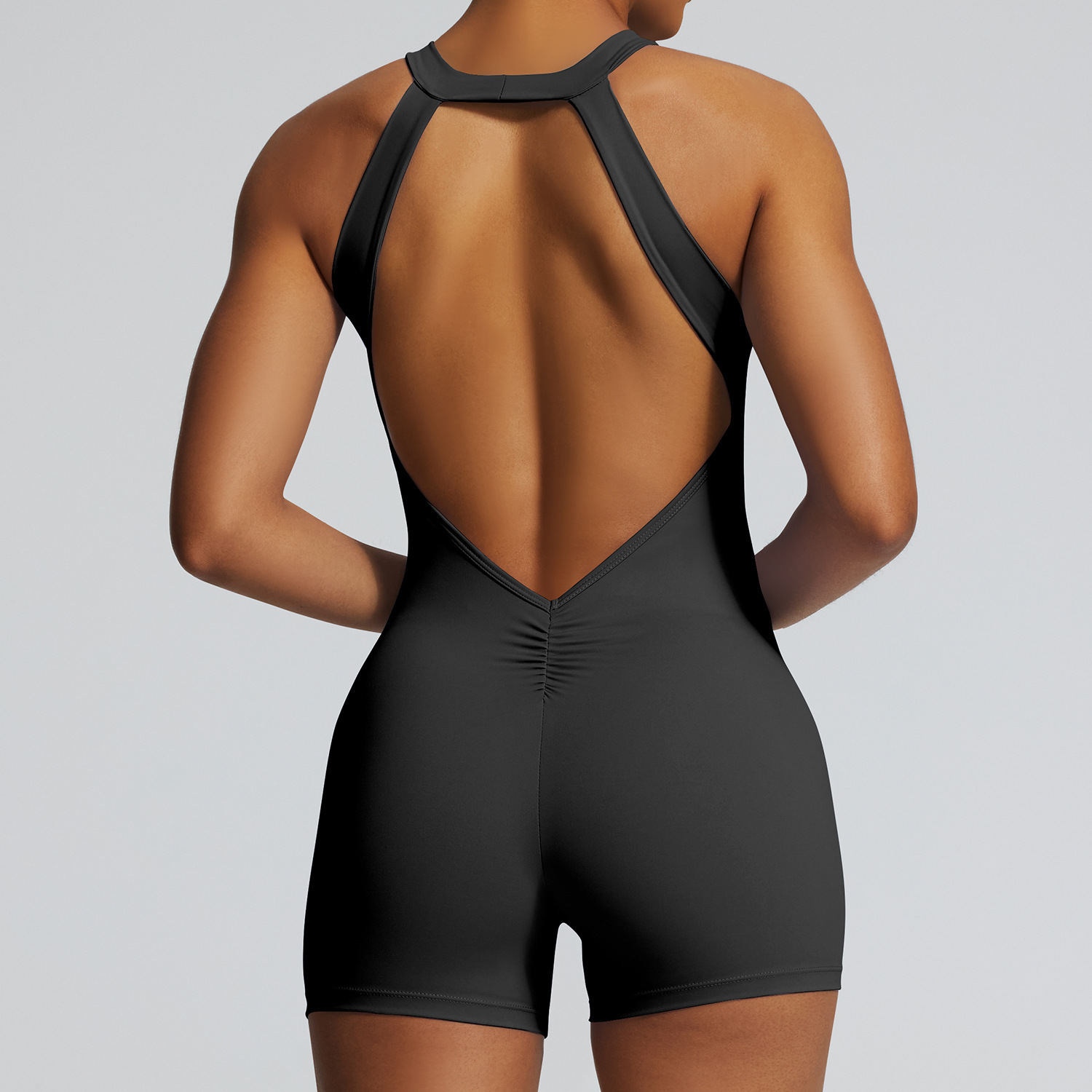 ヨガ レディース シームレス ヨガ ボディスーツ ショーツ  - Yoga Fitness Stretching のレビューと価格