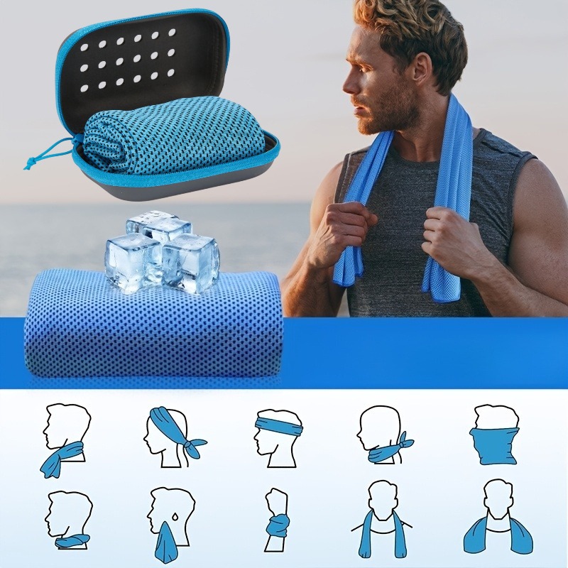冷却スポーツタオル、速乾性汗吸収ワークアウトタオル（ジム、ラ - Yoga Fitness Workout のレビューと価格