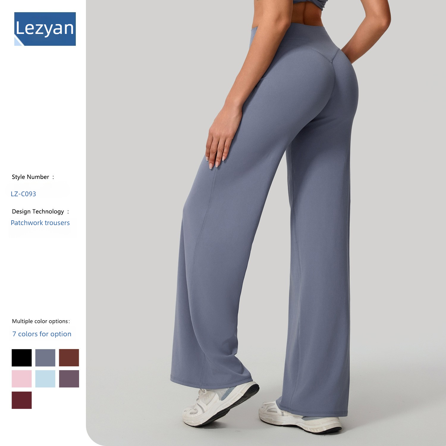 Lezyan ルーズソフトヨガワイドレッグパンツピラティスラ - Yoga Fitness Workout のレビューと価格